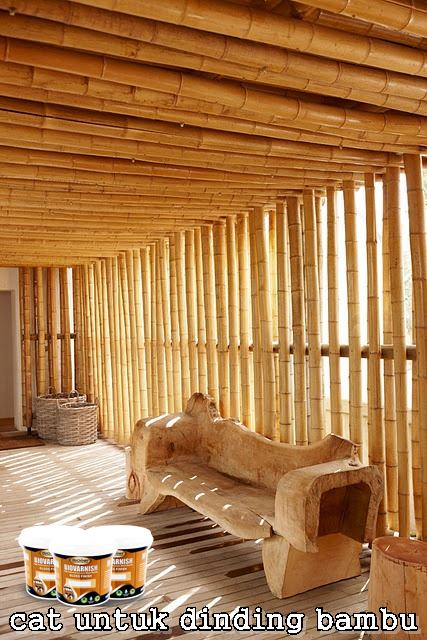 Cat-kayu-untuk-dinding-bambu